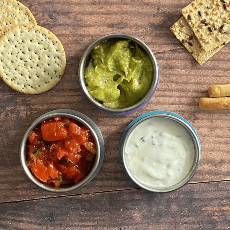 Moonmoon - Småbokser i rustfritt stål - 3pk