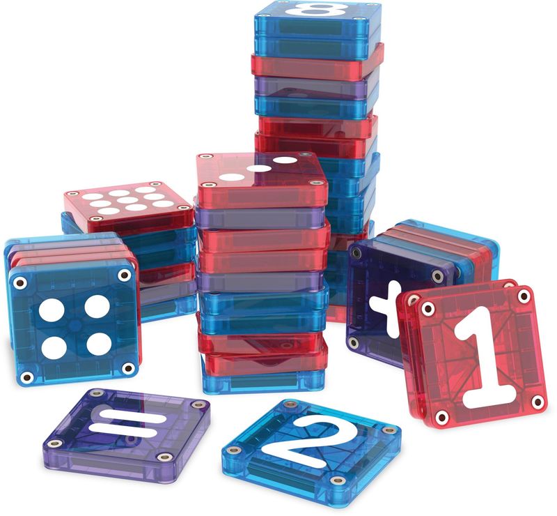 MAGNA-TILES microMAGS Learn Numbers – 56 deler