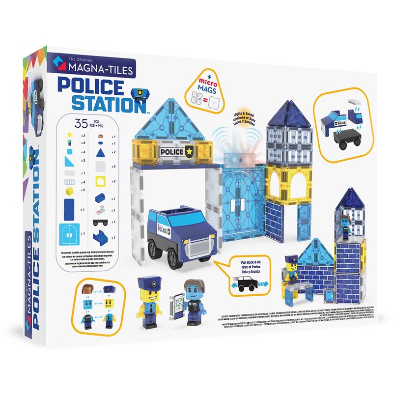 MAGNA-TILES Police station - 35 deler