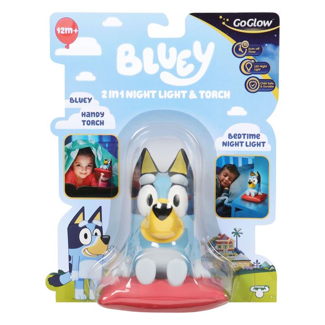 Hovedbilde Bluey nattlampe og lommelykt – GoGlow Buddy ...