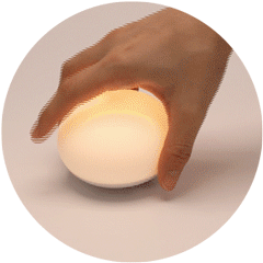 Hovedbilde Fravita Pebble Dimbart Nattlys